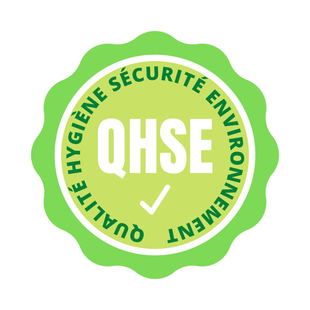 Qse quality hygiene safety environment symbol in france