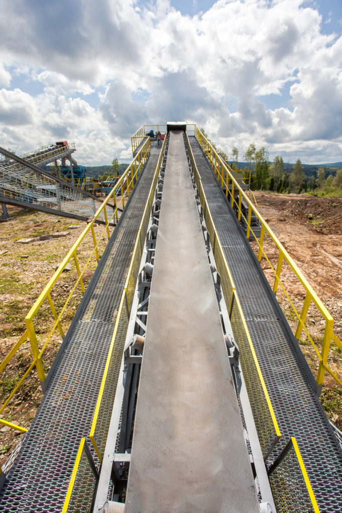 Bandes transporteuses caoutchouc